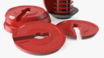 Kettlebell with Disks Red