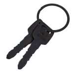 Key 3d model two gold keys