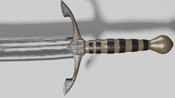 Khora sword with Excalibur handle