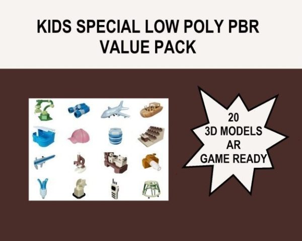 KIDS SPECIAL LOW POLY PBR VALUE PACK