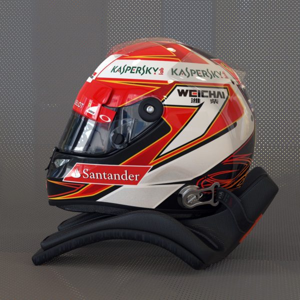 Kimi Raikkonen 2014 style Racing helmet