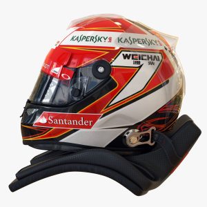 Kimi Raikkonen 2014 style Racing helmet