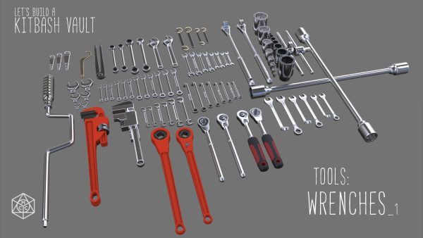 Kitbash Vault Tools Wrenches