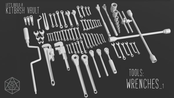 Kitbash Vault Tools Wrenches