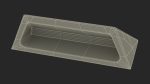Kitchen Cabinet Handle Bin Pull Closed Silver
