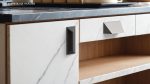 Kitchen Cabinet Handle Bin Pull Closed Silver
