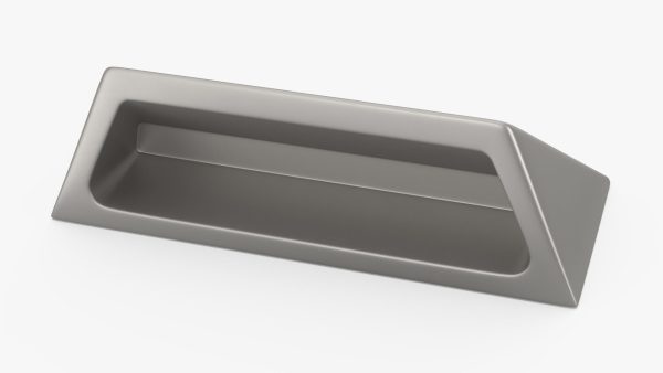 Kitchen Cabinet Handle Bin Pull Closed Silver