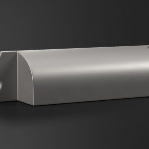Kitchen Cabinet Handle Bin Pull Silver