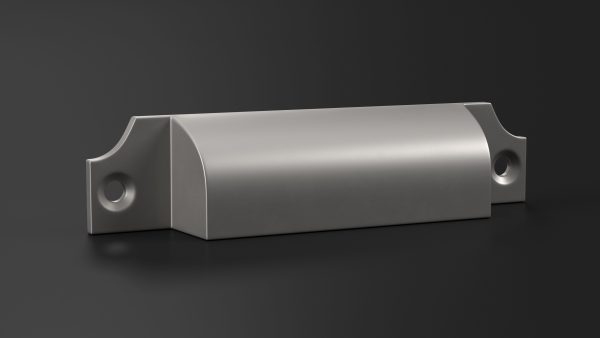 Kitchen Cabinet Handle Bin Pull Silver