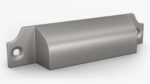 Kitchen Cabinet Handle Bin Pull Silver