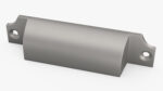 Kitchen Cabinet Handle Bin Pull Silver