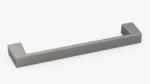Kitchen Cabinet Handle Flat Fronted Silver
