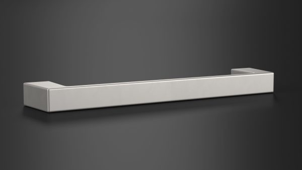 Kitchen Cabinet Handle Flat Fronted Silver