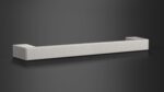 Kitchen Cabinet Handle Flat Fronted Silver