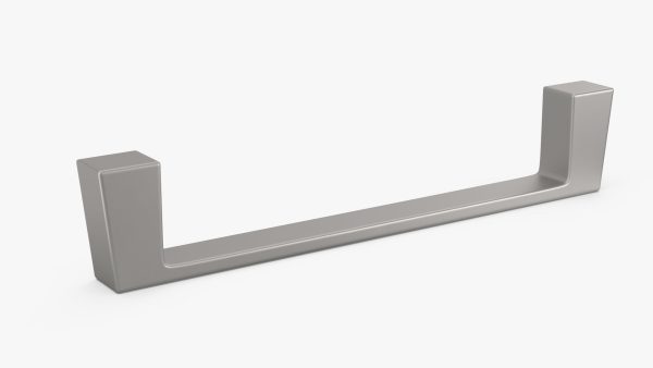 Kitchen Cabinet Handle Flat Fronted Silver