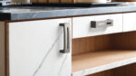 Kitchen Cabinet Handle Flat Silver