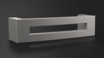 Kitchen Cabinet Handle Flat Silver