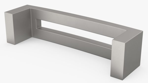 Kitchen Cabinet Handle Flat Silver
