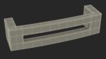 Kitchen Cabinet Handle Flat Silver