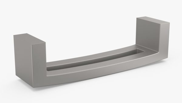 Kitchen Cabinet Handle Flat Silver