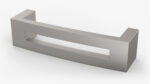Kitchen Cabinet Handle Flat Silver