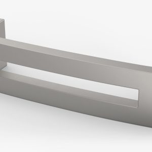 Kitchen Cabinet Handle Flat Silver