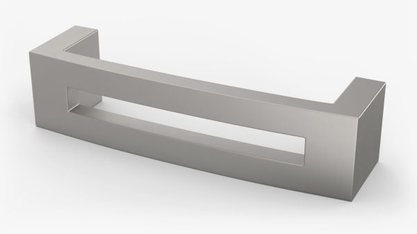 Kitchen Cabinet Handle Flat Silver