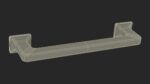 Kitchen Cabinet Handle Footed Silver