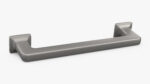 Kitchen Cabinet Handle Footed Silver