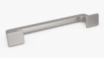 Kitchen Cabinet Handle Footed Silver