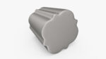 Kitchen Cabinet Handle Knob Designed Silver