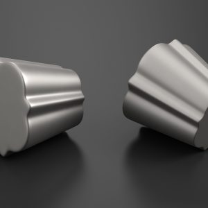 Kitchen Cabinet Handle Knob Designed Silver