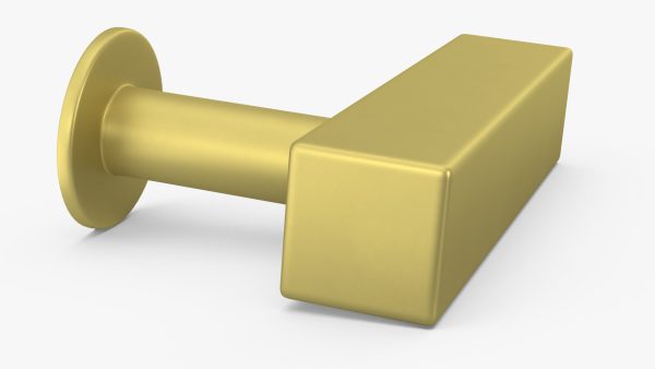 Kitchen Cabinet Handle Knob Rectangular Bronze