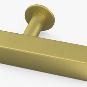Kitchen Cabinet Handle Knob Rectangular Bronze