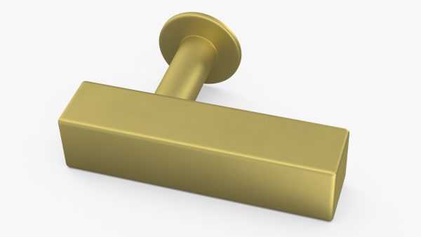Kitchen Cabinet Handle Knob Rectangular Bronze