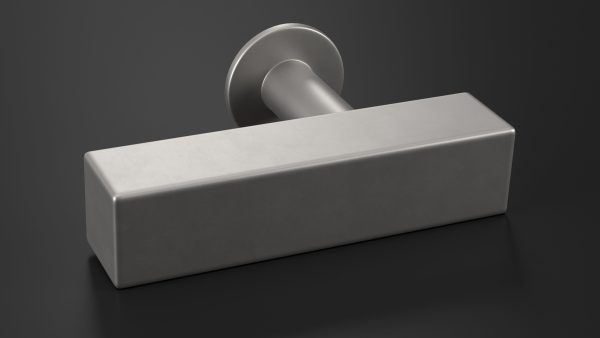 Kitchen Cabinet Handle Knob Rectangular Silver