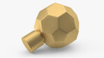 Kitchen Cabinet Handle Knob Spherical Bronze