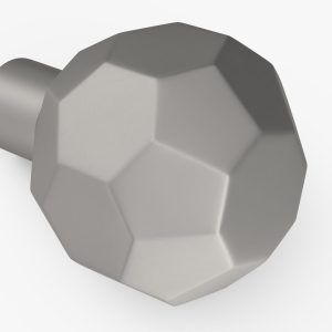 Kitchen Cabinet Handle Knob Spherical Silver