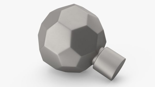 Kitchen Cabinet Handle Knob Spherical Silver