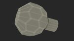 Kitchen Cabinet Handle Knob Spherical Silver