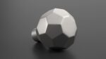 Kitchen Cabinet Handle Knob Spherical Silver