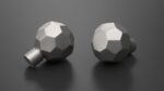 Kitchen Cabinet Handle Knob Spherical Silver