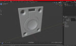 Kitchen Cabinet Handle Recessed Round Silver