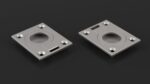 Kitchen Cabinet Handle Recessed Round Silver