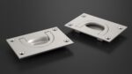Kitchen Cabinet Handle Recessed Silver