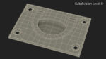 Kitchen Cabinet Handle Recessed Silver