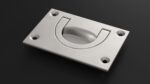 Kitchen Cabinet Handle Recessed Silver