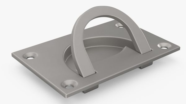 Kitchen Cabinet Handle Recessed Silver