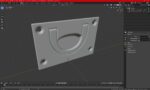Kitchen Cabinet Handle Recessed Silver
