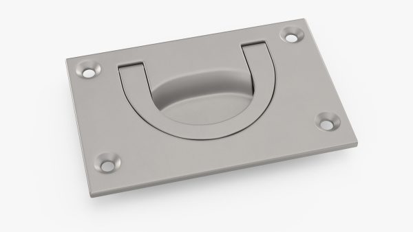 Kitchen Cabinet Handle Recessed Silver